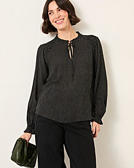 Fatface Lucy Spot Blouse