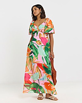 Twisted Wunder Tropical Maxi Dress