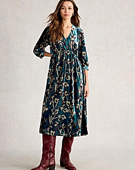 White Stuff Lucy Velvet Dress