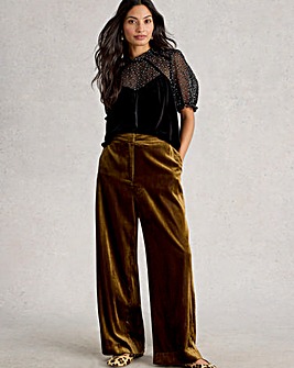 White Stuff Lexi Velvet Top