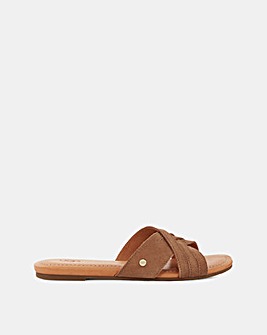 Ugg Kenleigh Leather Sandals Standard Fit