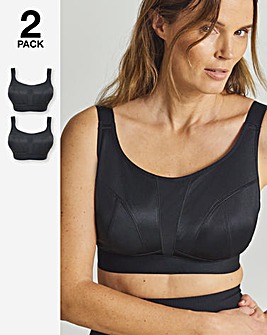 Pretty Secrets (2 Pack) Medium Control Sports Bras