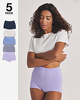 Pretty Secrets 5 Pack Comfort Short Knickers