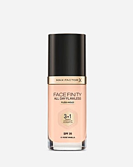 Max Factor Facefinity 3in1 All Day Flawless Foundation Rose Vanilla
