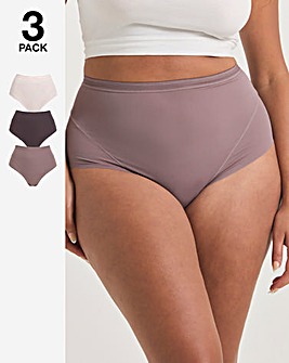MAGISCULPT Light Control 3 Pack Tummy Shaper Knickers