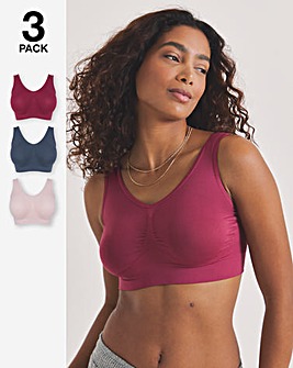 Pretty Secrets 3 Pack Plain Comfort Tops