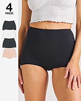 Pretty Secrets (4 Pack) Cotton Comfort Short Knickers