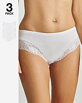 Pretty Secrets (3 Pack) Midi Brazilian Knickers