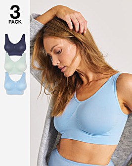 Pretty Secrets (3 Pack) Comfort Tops Blue Multi