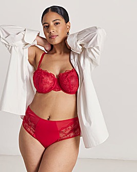 Pretty Secrets Penelope Balcony Bra (B-F) Red