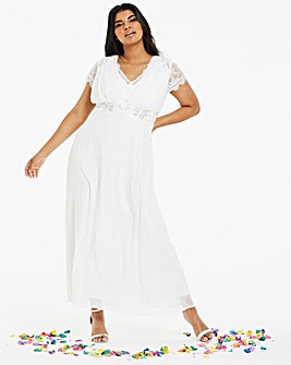 joanna hope cape bridal dress