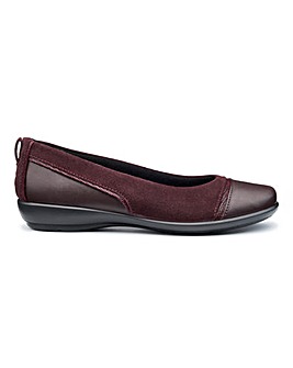 Hotter Wren Wide Fit Ballet Pump