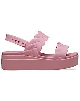 Crocs Brooklyn Woven Low Wedge Sandal
