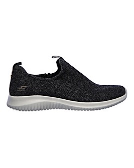 Skechers Ultra Flex Little Cosy Slip On Leisure Shoes Standard D Fit