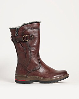 Heavenly Feet Bramble Warm Lined Buckle Mid Boot E Fit