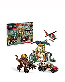 LEGO Jurassic World Spinosaurus & Quetzalcoatlus Air Mission Dinosaur 76976