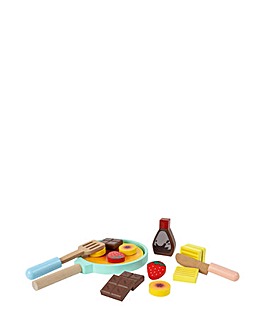 TP Owl & Fox Wooden Pancake Playset