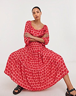 Empire Smock Maxi Dress