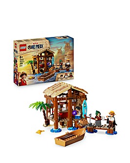 LEGO ONE PIECE Windmill Village Hut Building Kit, Role-Play Pirate Toy 75636