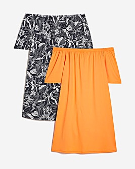 Two Pack Bardot Dress