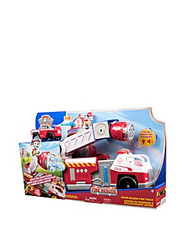 Paw Patrol Fire Rescue Rapid Reload Fire Truck with Lights and Sounds