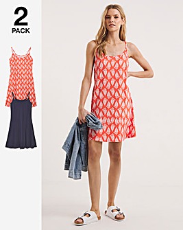 2 Pack Cami Dress