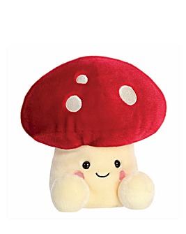 Aurora Palm Pals 8-inch Amanita Mushroom Plush