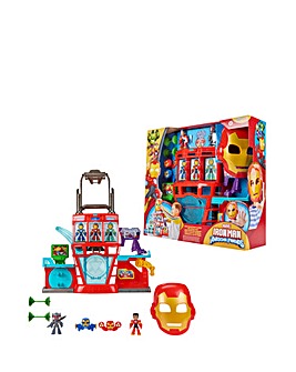 Marvel Iron Man and His Awesome Friends Playset Iron Quarters