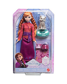 Mattel Disney Frozen Anna Fashion Doll & Wolf Cub Figure