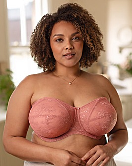 Goddess Verity Strapless Wired Bra Rosewood