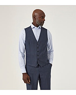 Skopes Harcourt Suit Waistcoat Blue