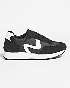 jd ladies white trainers