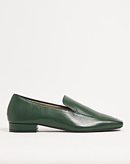 Leather Slip On Loafer Wide E Fit