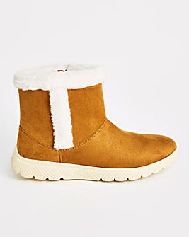 Cushion Walk Pull On Ankle Boot Wide E Fit