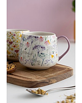 Price & Kensington Set of 4 Daisy Mugs