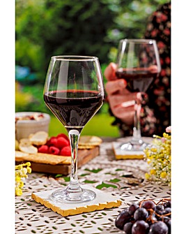 Ravenhead Majestic Set of 4 Red Wine Glasses