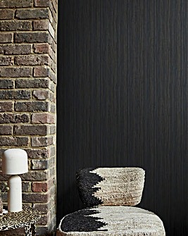 Abigail Ahern Fibre Stripe Twilight Wallpaper