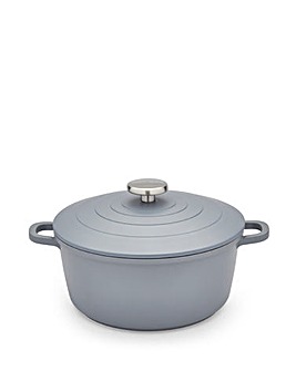 Morphy Richards Cast Aluminium 24cm Grey Casserole Dish