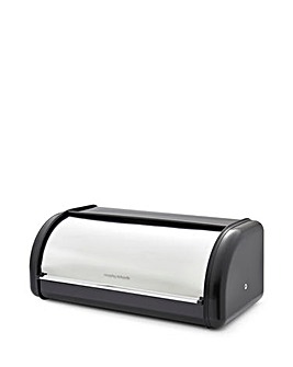 Morphy Richards Roll Front Bread Bin - Black