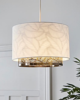 Two Tier Metal Easy Fit 30cm Shade