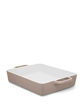 Barbary & Oak Nattura 38cm Baking Dish Beige