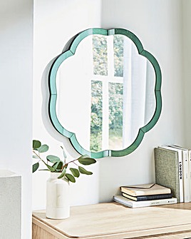 Julipa Coloured Glass Wall Mirror