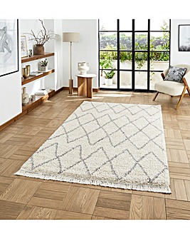 Think Rugs Boho Fringe Rug