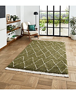 Think Rugs Boho Fringe Rug