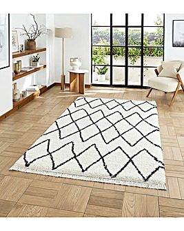 Think Rugs Boho Fringe Rug