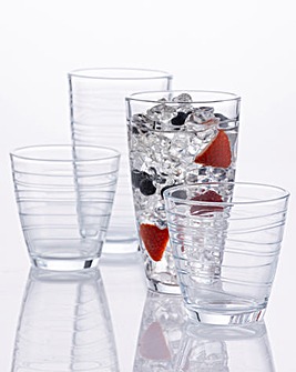 Ravenhead Essentials Swirl Set of 8 Glasses