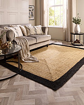 Jute Border Rug