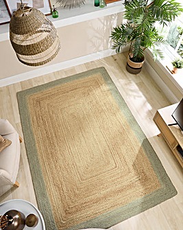 Jute Border Rug