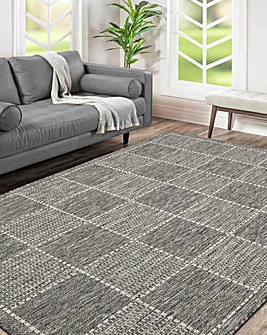 Checked Gel Flatweave Rug