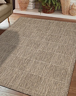 Checked Gel Flatweave Rug